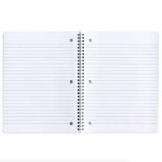 Smiley Faces & Coquette Bows Spiral Notebook