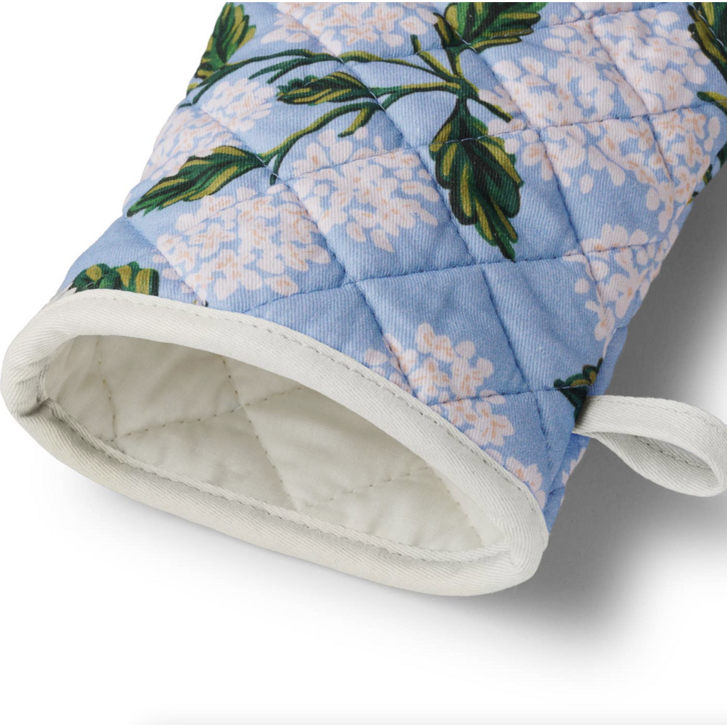 Hydrangea Oven Mitt