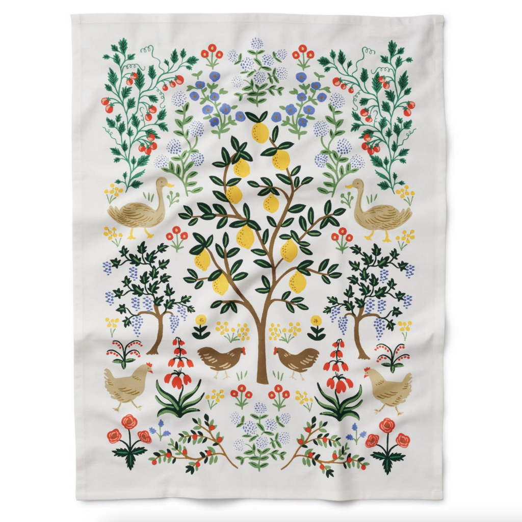 Country Farm Tea Towel