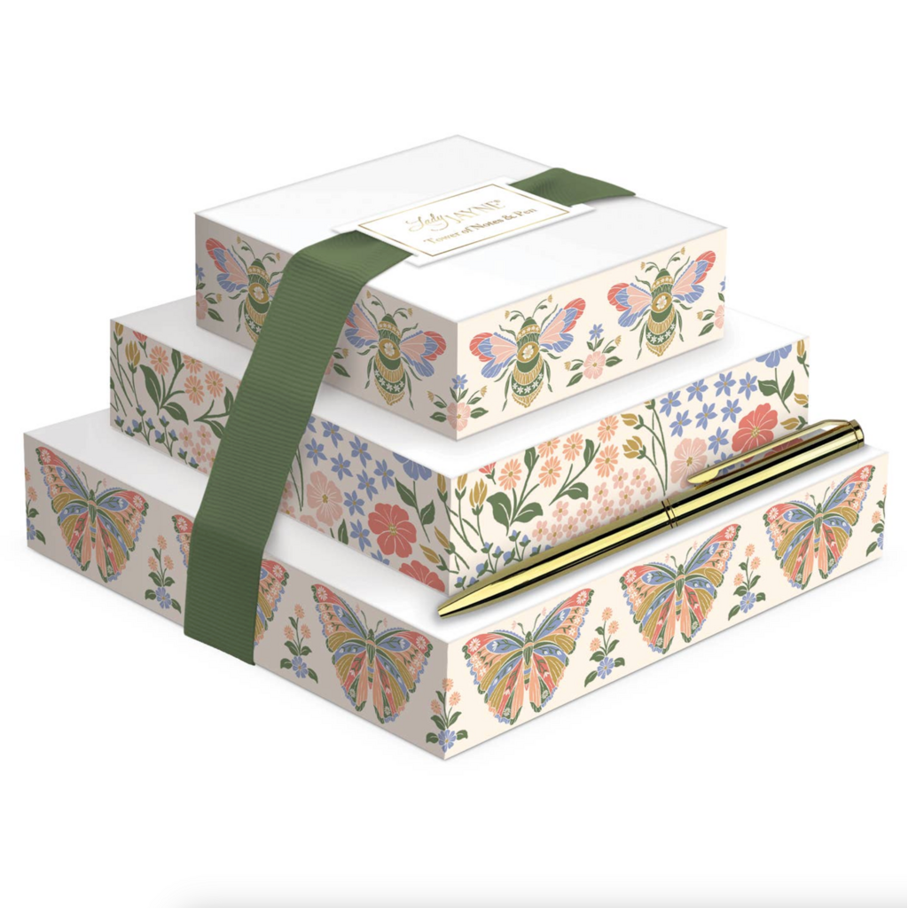 Mixed Print Tower Of Notes