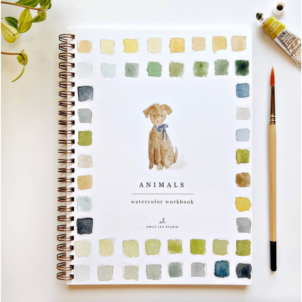 Animals Watercolor Workbook