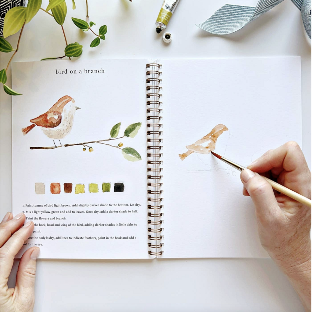 Animals Watercolor Workbook