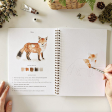 Woodland Watercolor Workbook