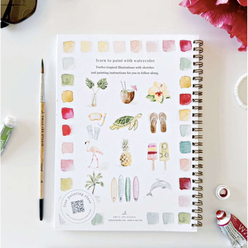 Tropical Watercolor Workbook
