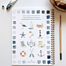 Seaside Watercolor Workbook