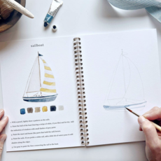 Seaside Watercolor Workbook