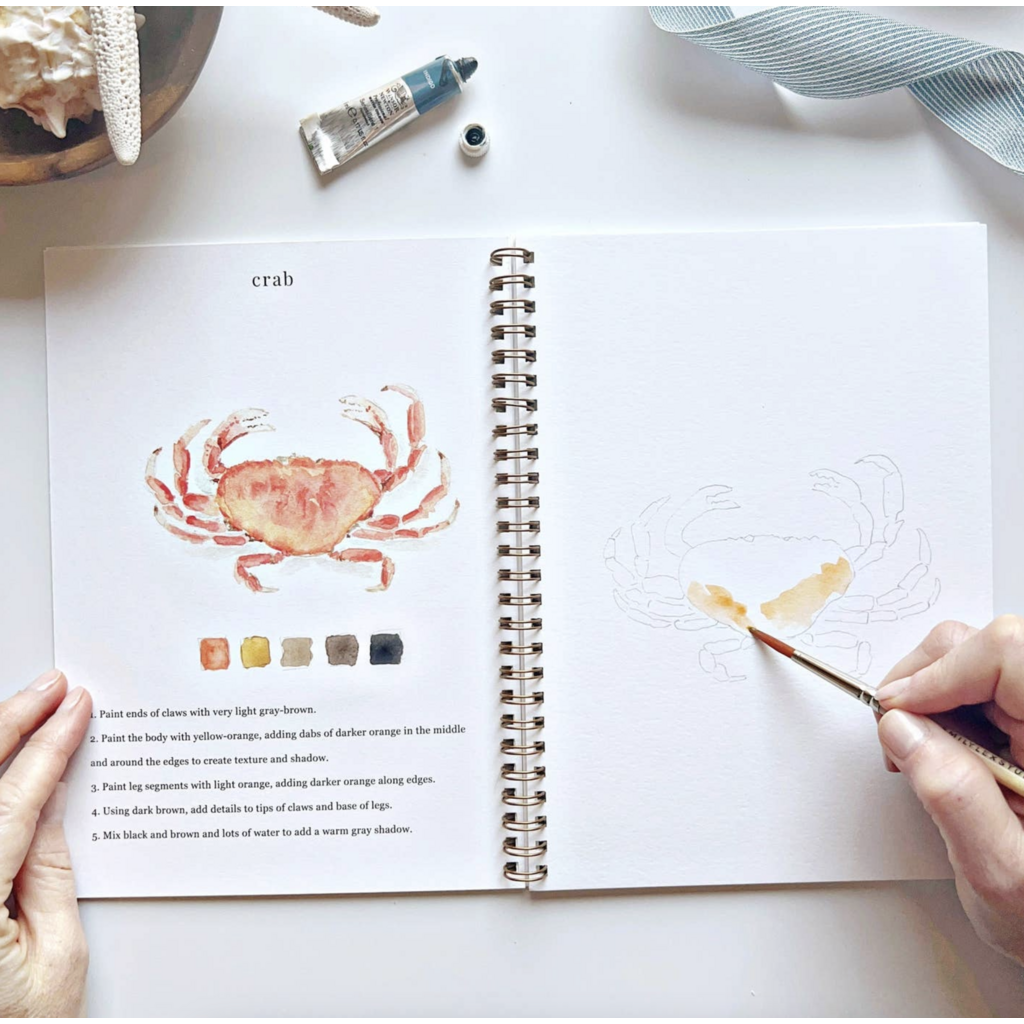 Seaside Watercolor Workbook