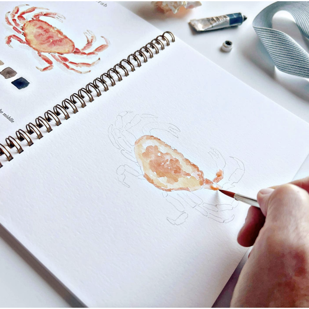 Seaside Watercolor Workbook