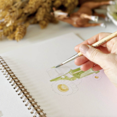 Farm Watercolor Workbook