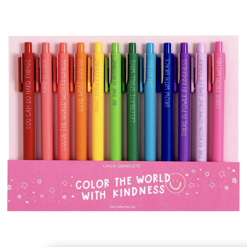 Color The World With Kindness Pen Set