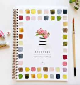 Bouquets Watercolor Workbook