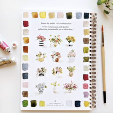 Bouquets Watercolor Workbook
