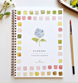 Flowers Watercolor Workbook