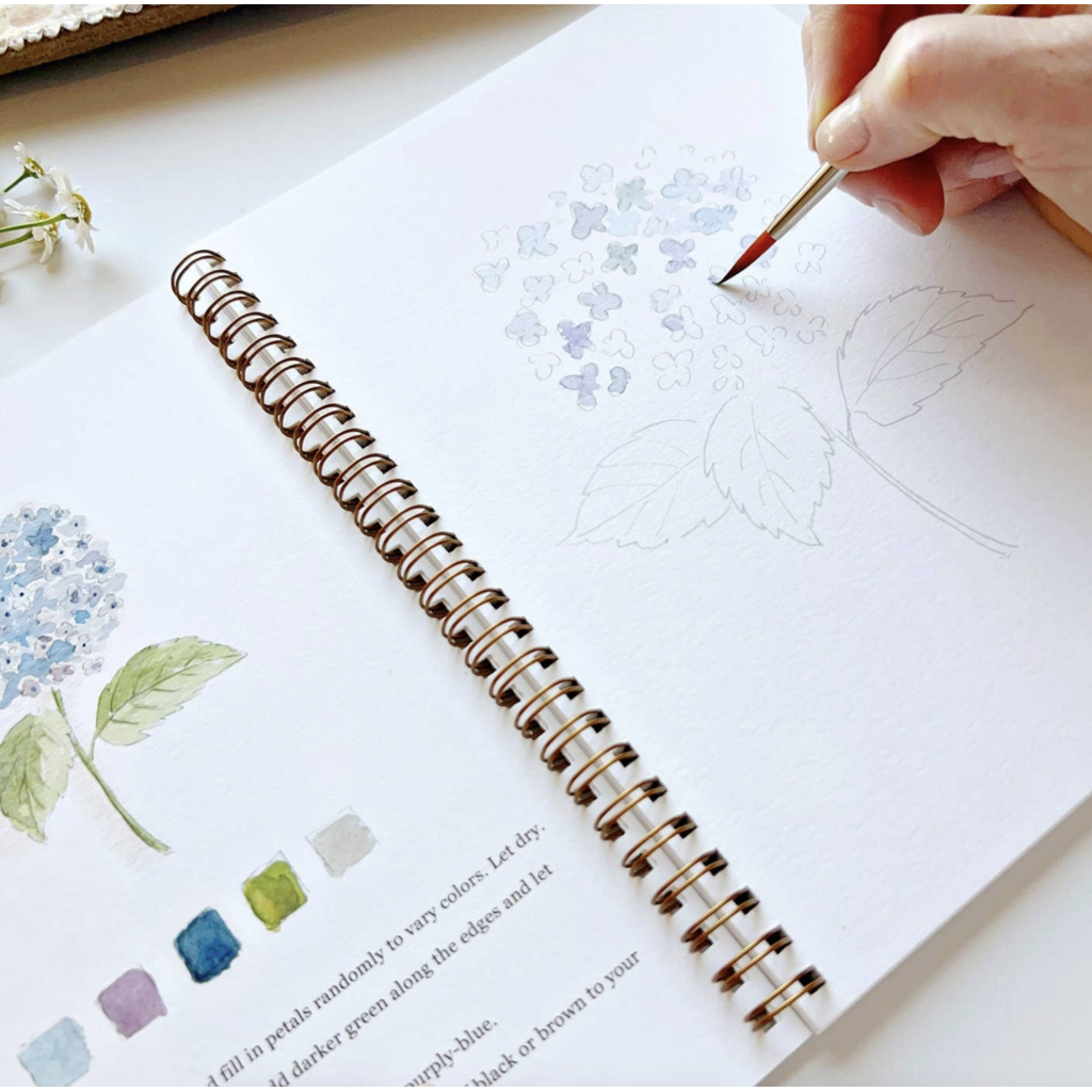 Flowers Watercolor Workbook