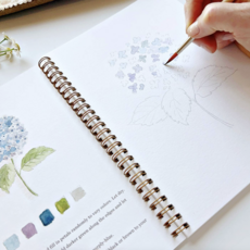 Flowers Watercolor Workbook