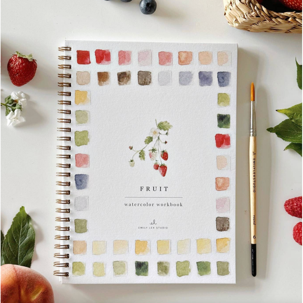 Fruit Watercolor Workbook