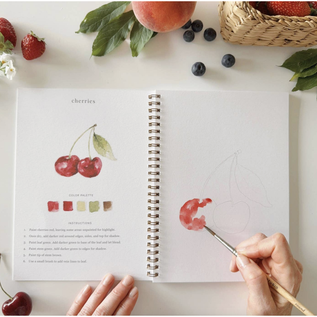 Fruit Watercolor Workbook