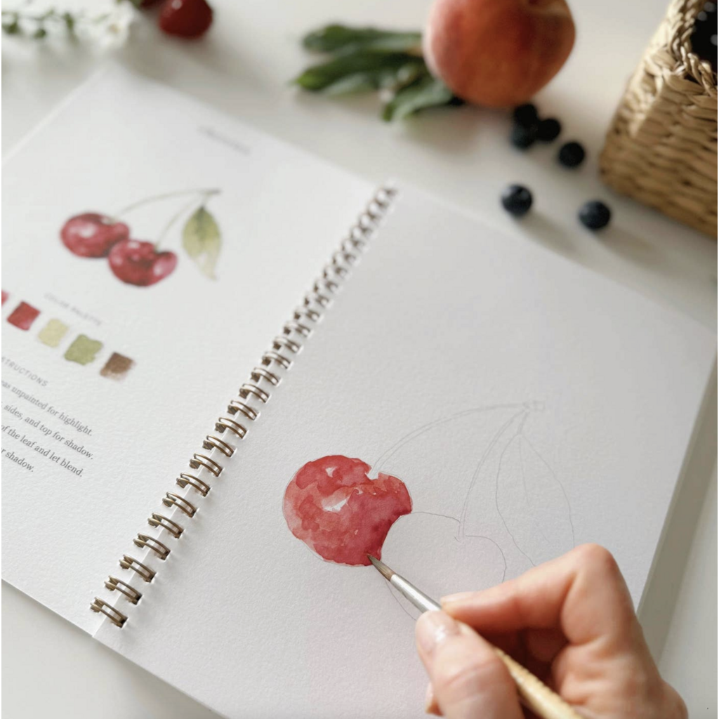 Fruit Watercolor Workbook