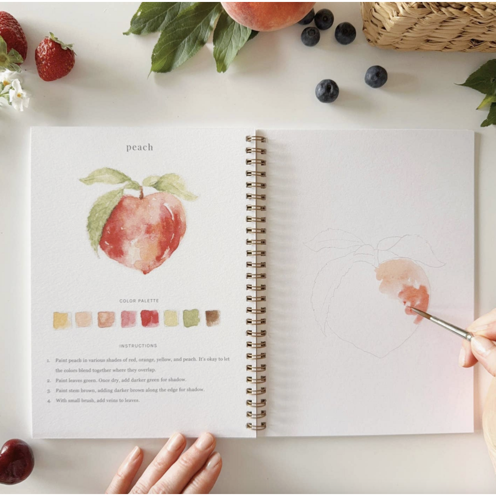 Fruit Watercolor Workbook