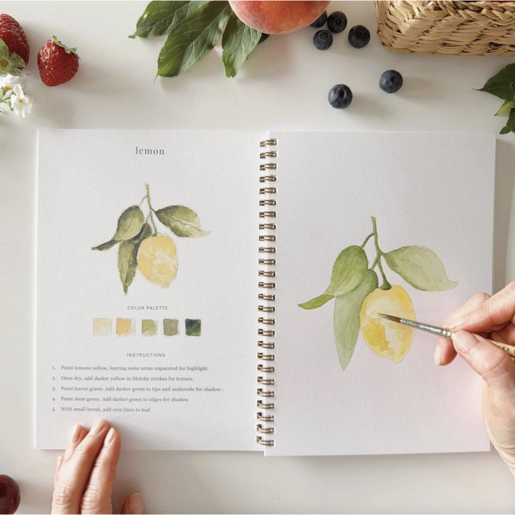 Fruit Watercolor Workbook