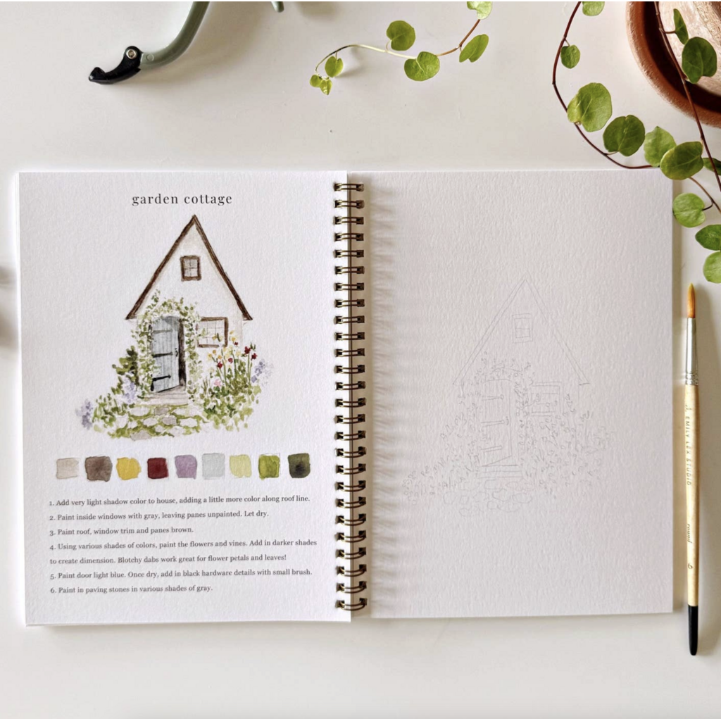 Garden Watercolor Workbook