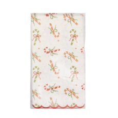 Candy Canes & Bows Guest Napkin