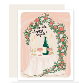 Happy Couple Champagne Card