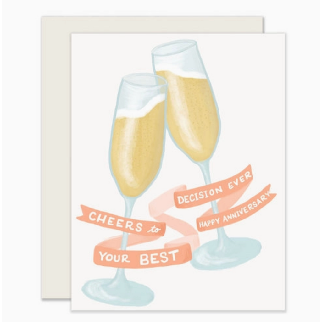 Best Decision Anniversary Card