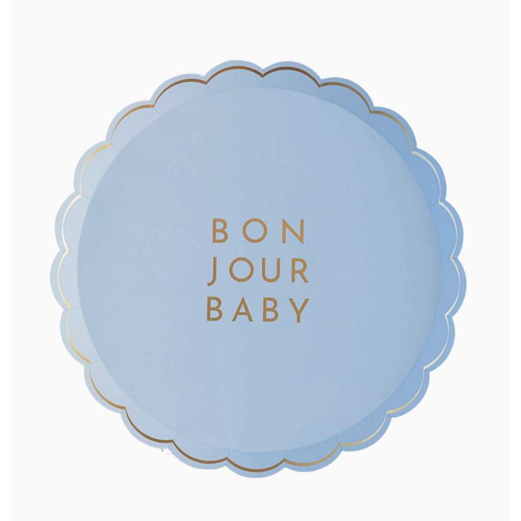 Bonjour Baby Sky Blue Small Plates