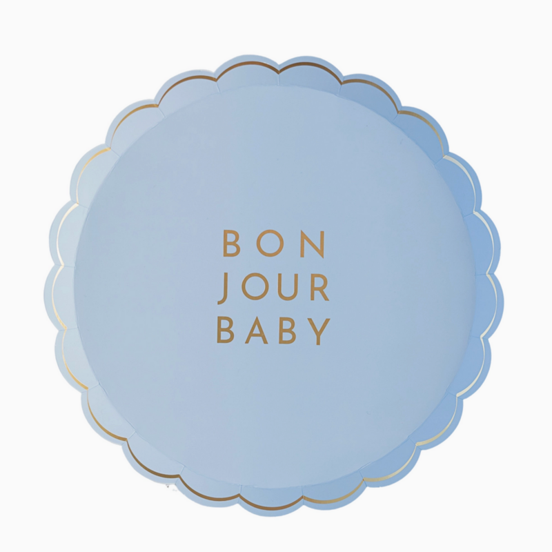 Bonjour Baby Sky Blue Small Plates