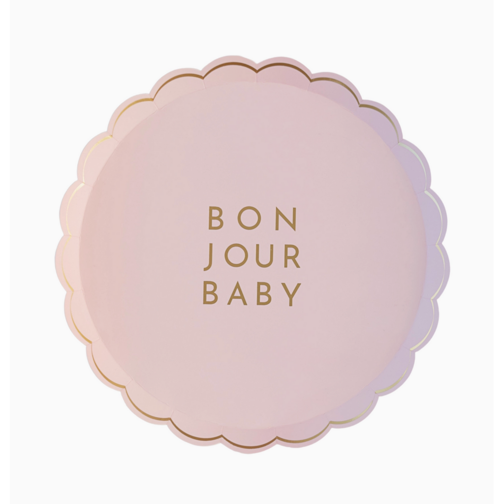 Bonjour Baby Petal Pink Small Plates