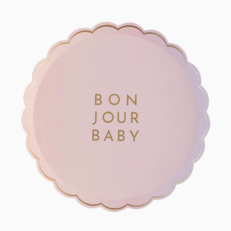 Bonjour Baby Petal Pink Small Plates