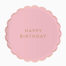 Petal Pink Signature Happy Birthday Small Plate