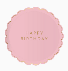 Petal Pink Signature Happy Birthday Small Plate