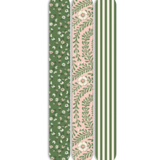 Pink Green Floral Nail File Set