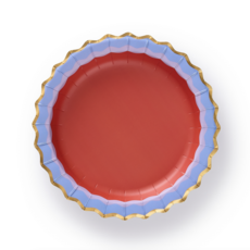 Rainbow Ric Rac Assorted Dessert Plate Set