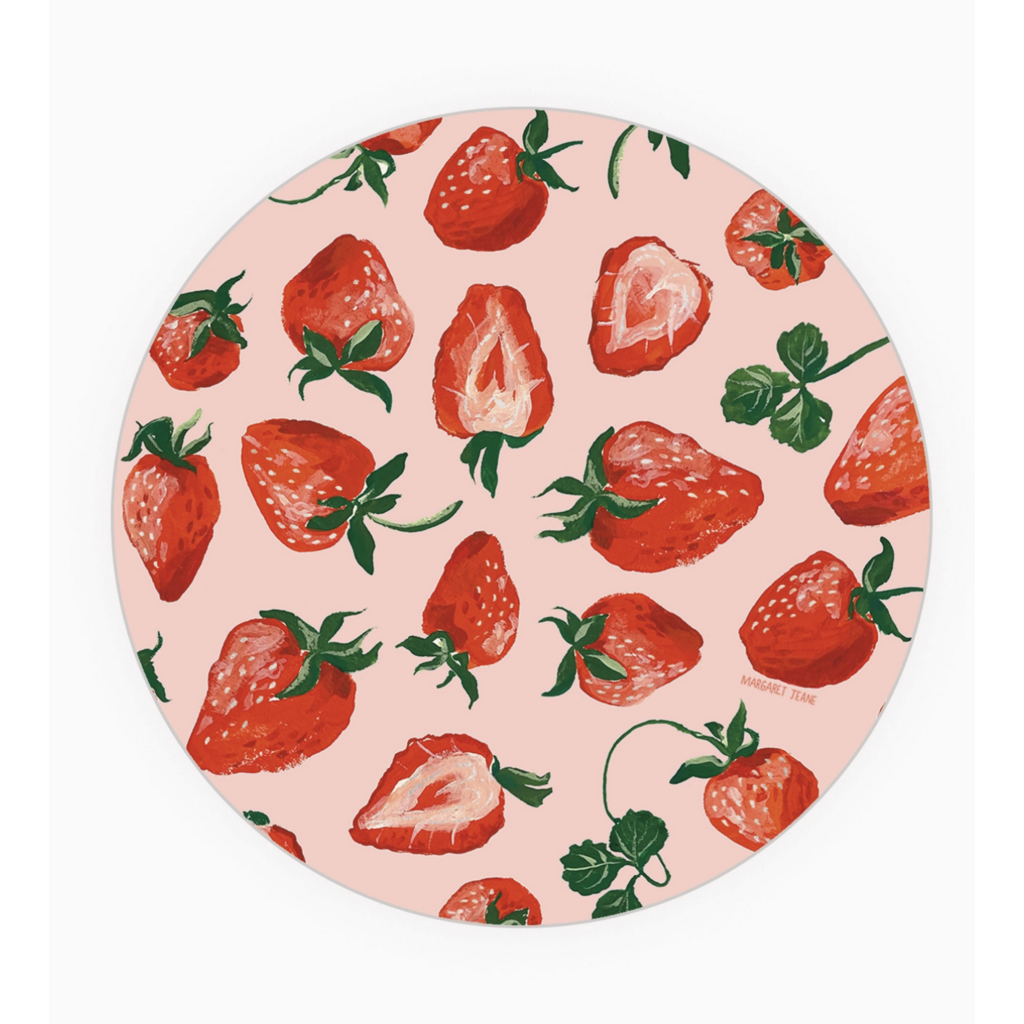 Red Strawberries Coaster