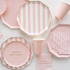 Petal Pink Signature Happy Birthday Small Plate