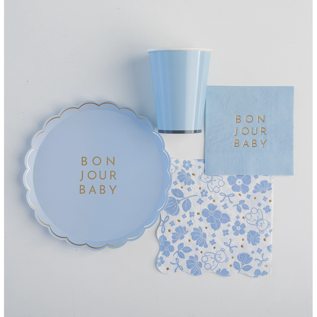 Bonjour Baby Sky Blue Small Plates