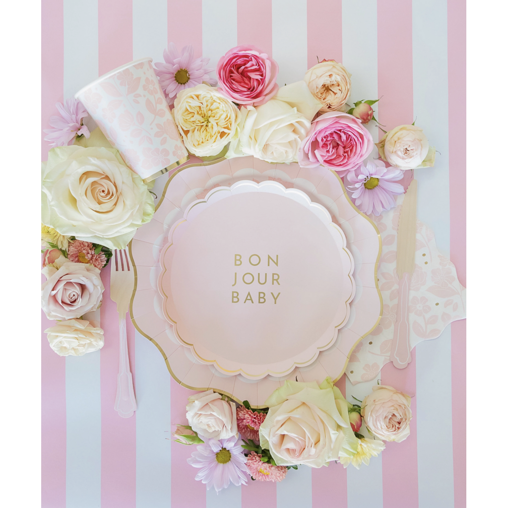 Bonjour Baby Petal Pink Small Plates