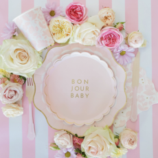 Bonjour Baby Petal Pink Small Plates