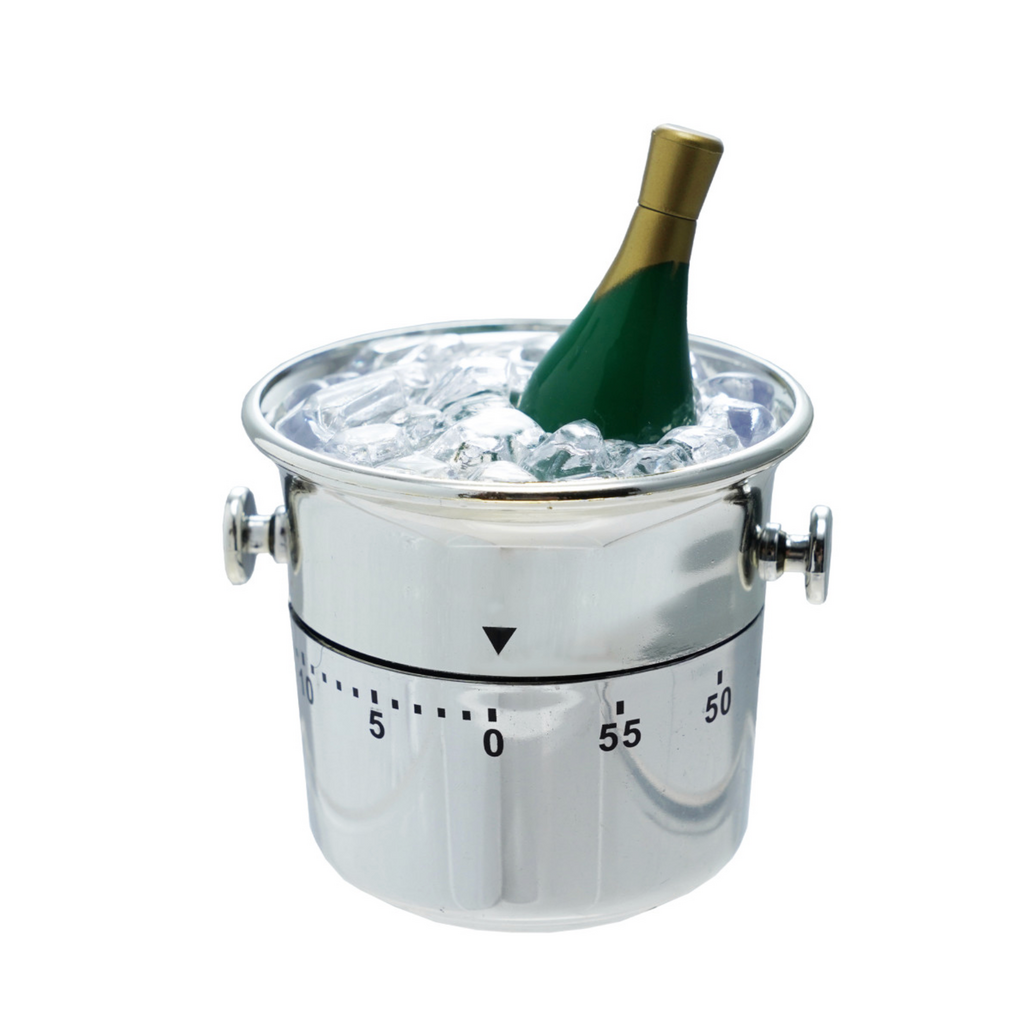 Plastic Champagne On Ice Shaped 1 Hour Twist Timer