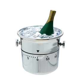 Plastic Champagne On Ice Shaped 1 Hour Twist Timer