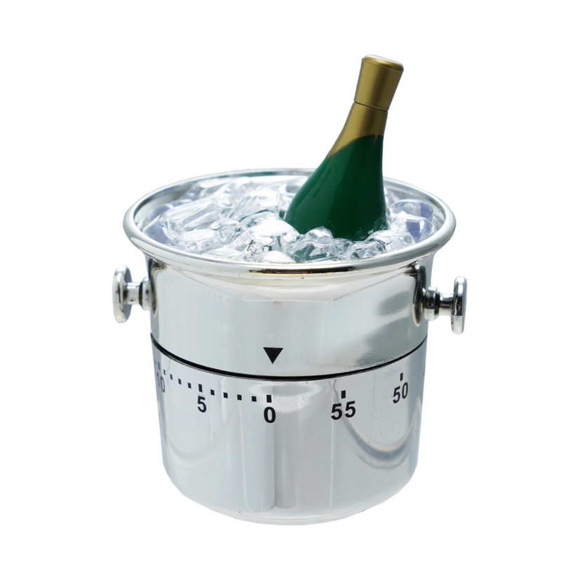 Plastic Champagne On Ice Shaped 1 Hour Twist Timer