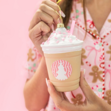 Frappe All The Way Coffee Ornament
