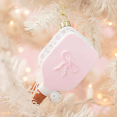 Pickleball Paddle Christmas Ornament - Pretty in Pinkleball