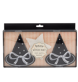 Puffy Felt Witch Hats Banner