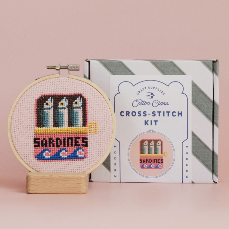 Sardines Cross Stitch Kit