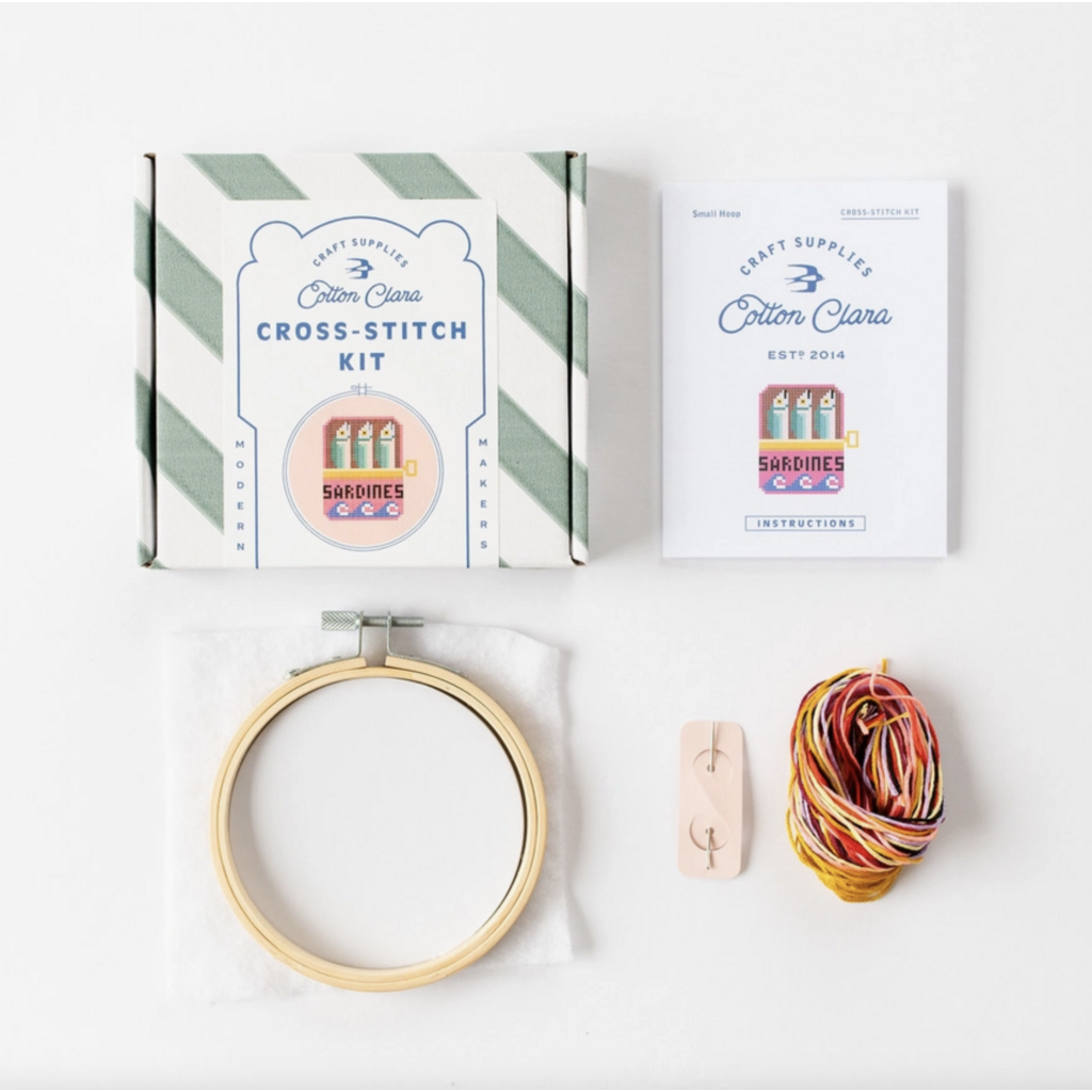 Sardines Cross Stitch Kit