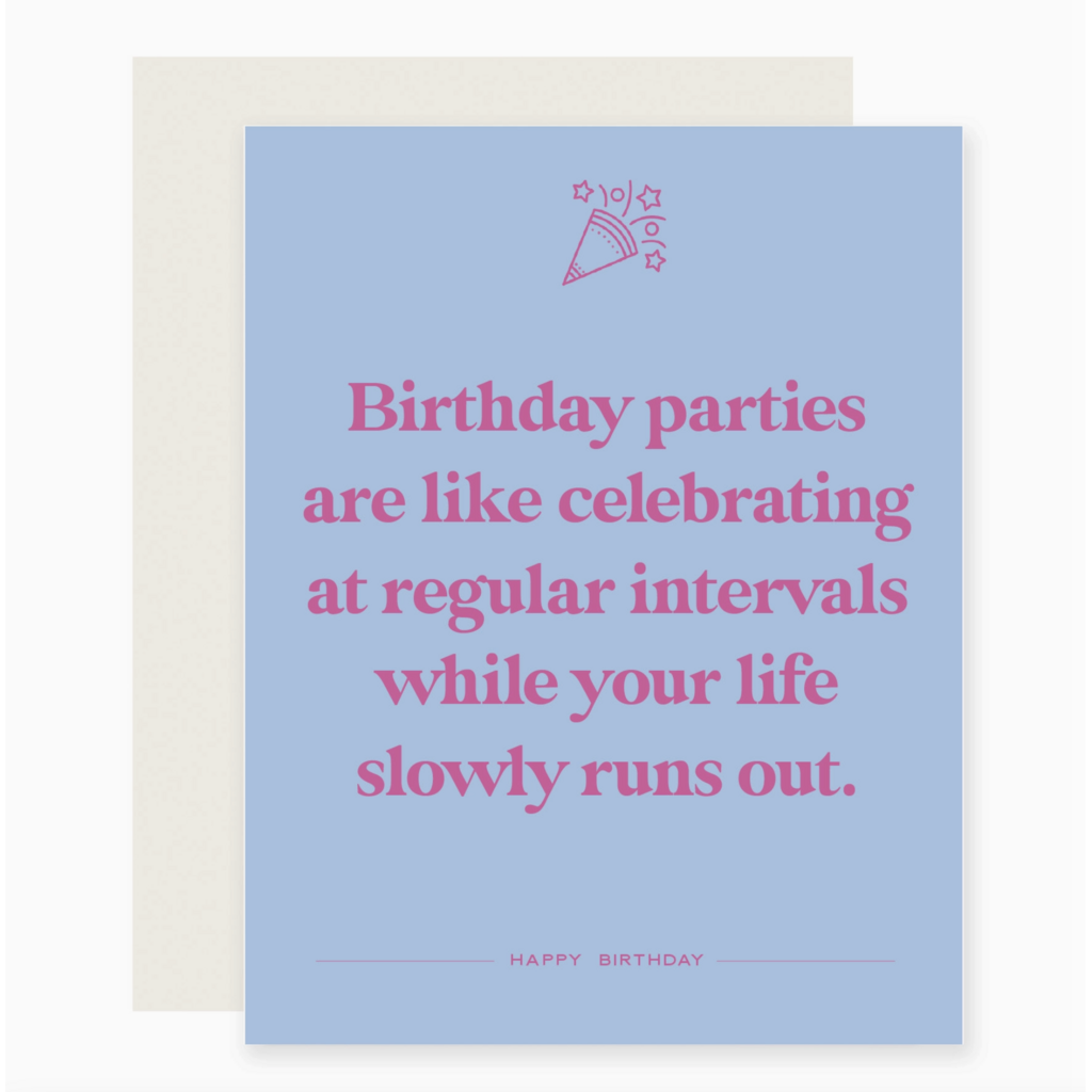 Celebrate At Intervals Birthday Card